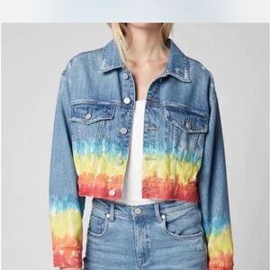 Tie Dye Blank NYC Denim Jacket